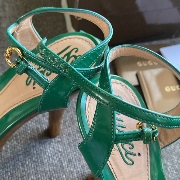 Classic Green Gucci Pumps High Heels - Picture 5 of 13